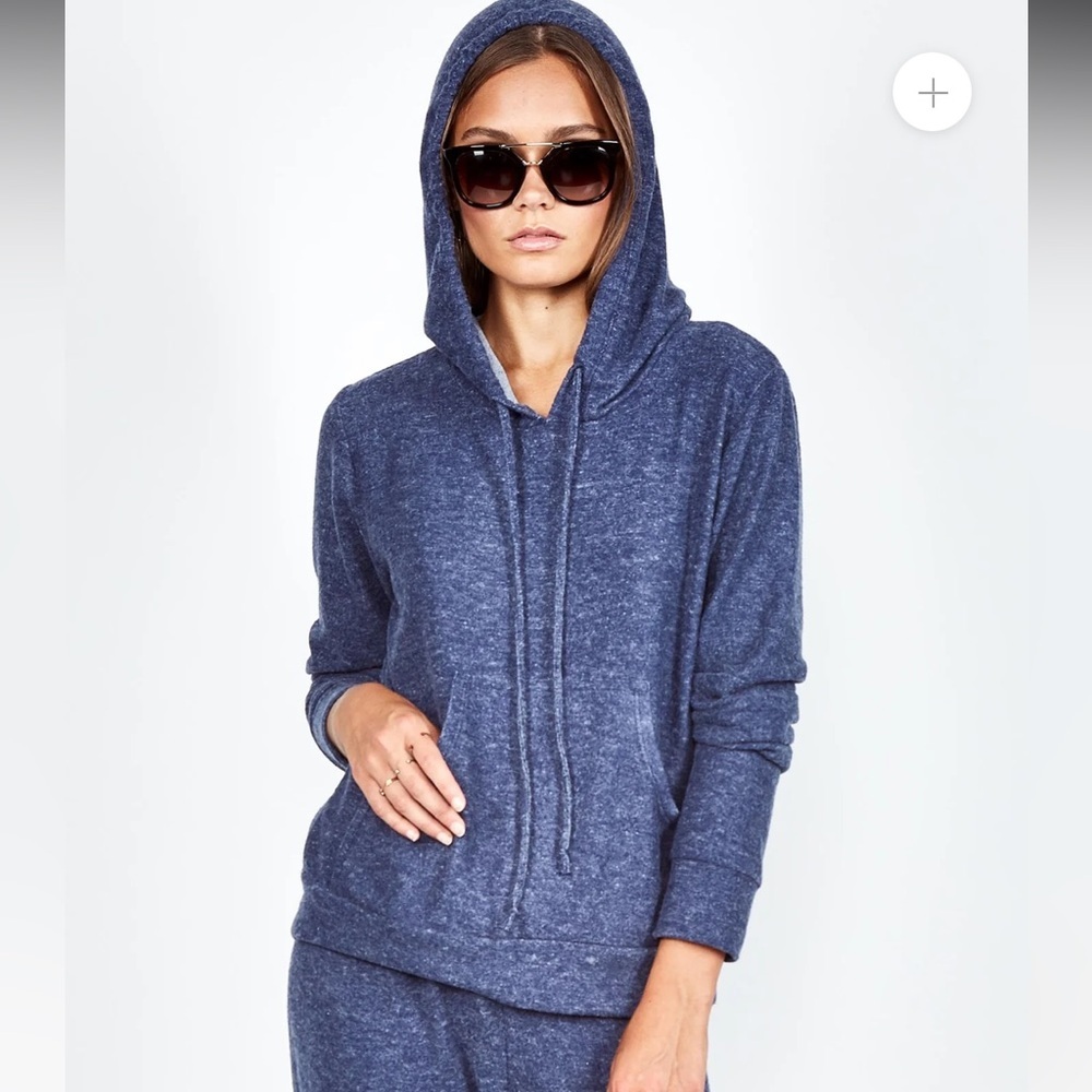 Michael Lauren Blue Hoodie, NWT, Size Large - Picture 2 of 8